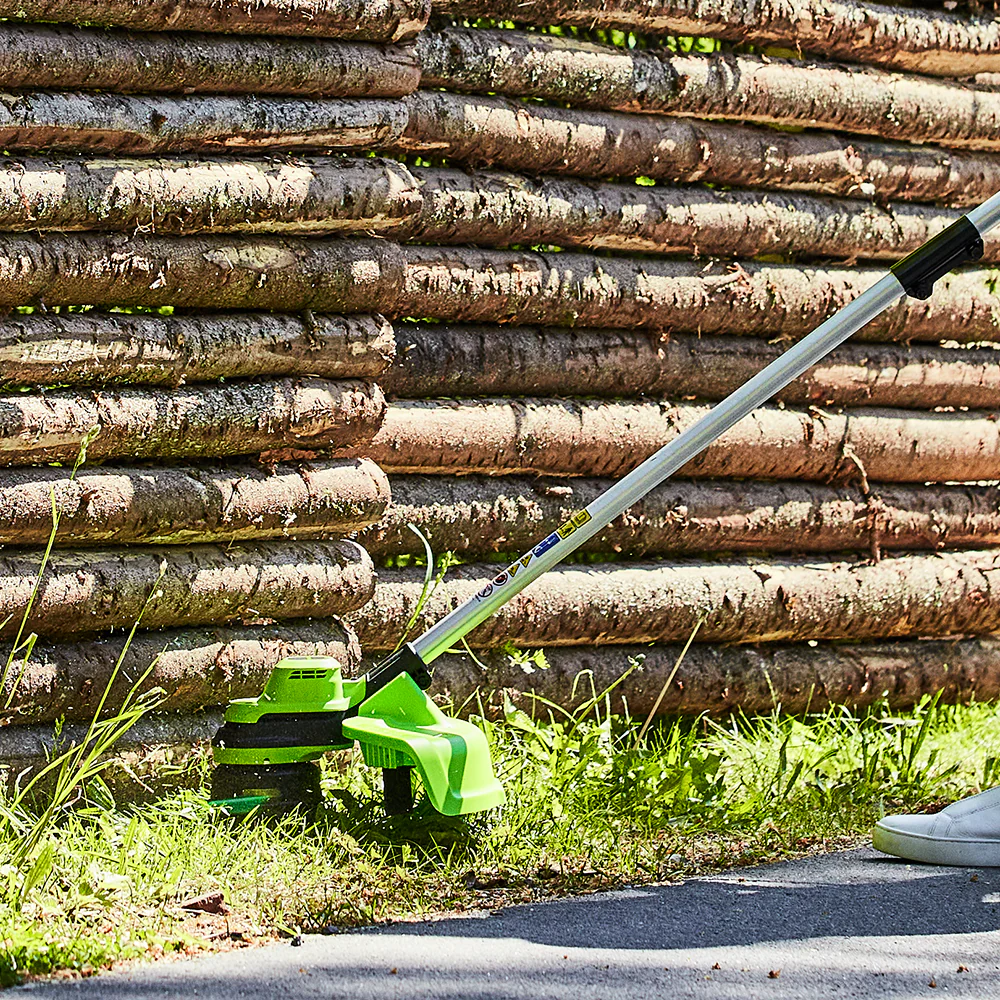 POWERALL 48V (24V x 2) Freischneider mit Fahrradgriff 38cm - 2x 4Ah Akkus - Image 6