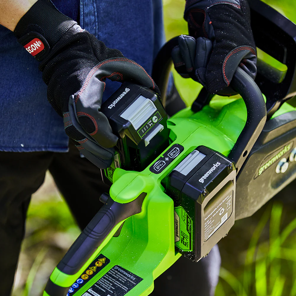 POWERALL 48V (24V x 2) Kettensäge 36cm - 2x 4Ah Akkus - Image 9