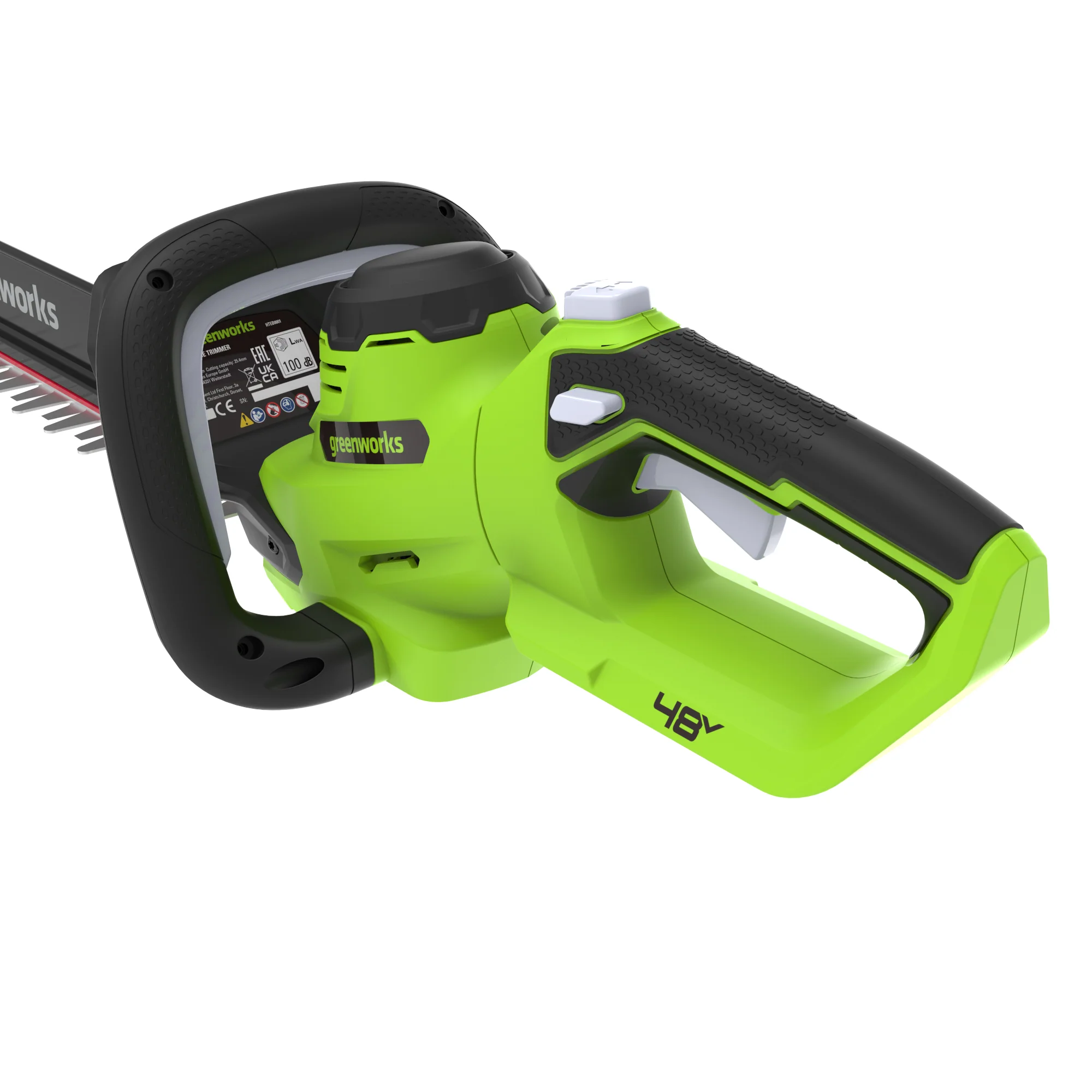 48V DVT Brushed Hedge Trimmer 51cm - Image 6