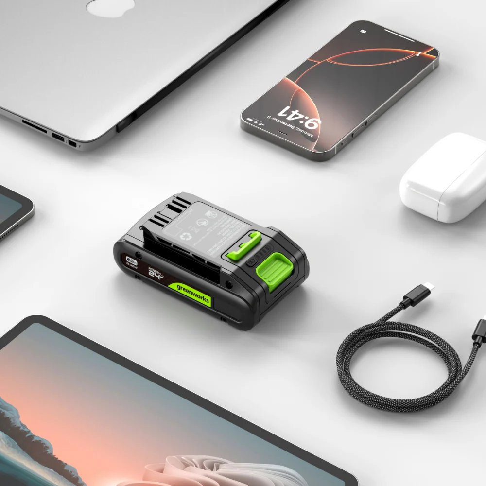 POWERALL 24V Starter Kit 2x 2Ah USB-C Akkus + 65W Ladegerät - Image 6