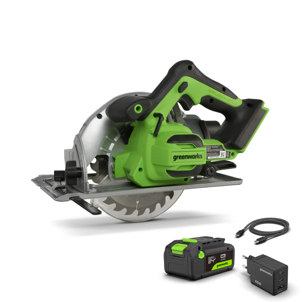 POWERALL 24V Kreissäge - 4Ah Akku